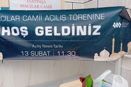 ESATPAŞA HACILAR CAMİİ DUALARLA AÇILDI