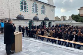 ESATPAŞA HACILAR CAMİİ DUALARLA AÇILDI