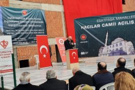 ESATPAŞA HACILAR CAMİİ DUALARLA AÇILDI