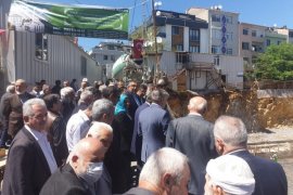 ESATPAŞA SONDURAK HACILAR CAMİİ VE KURAN KURSU TEMELİ DUALARLA ATILDI