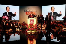 YENİDEN REFAH PARTİSİ KURULUŞUNUIN 3. YILINI MUHTEŞEM BİR ATMOSFERDE KUTLADI