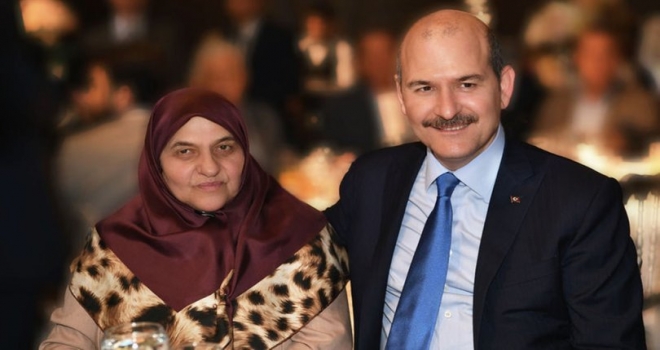 Süleyman Soylu'nun annesi Servet Soylu son yolculuğuna uğurlandı