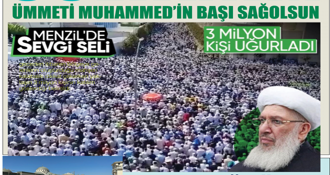 BÜYÜK SULTAN GAVSİ SANİ, ÜMMETİ MUHAMMED’İN BAŞI SAĞOLSUN