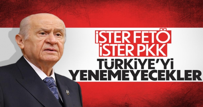 Devlet Bahçeli: Türkiye kimsesiz bir ülke değildir, asla zillete düşmeyecektir