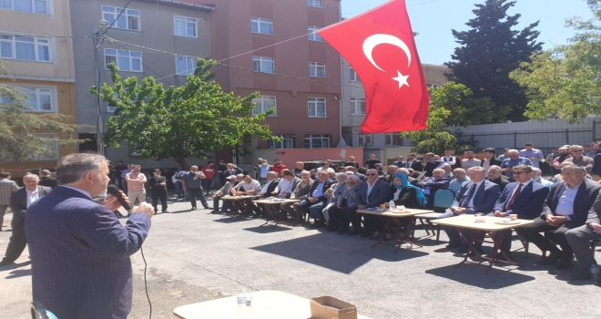 ESATPAŞA SONDURAK HACILAR CAMİİ VE KURAN KURSU TEMELİ DUALARLA ATILDI