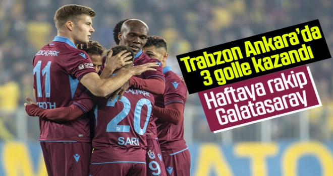 Trabzonspor, Ankaragücü deplasmanında zorlanmadan kazandı