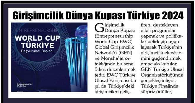 Girişimcilik Dünya Kupası Türkiye 2024