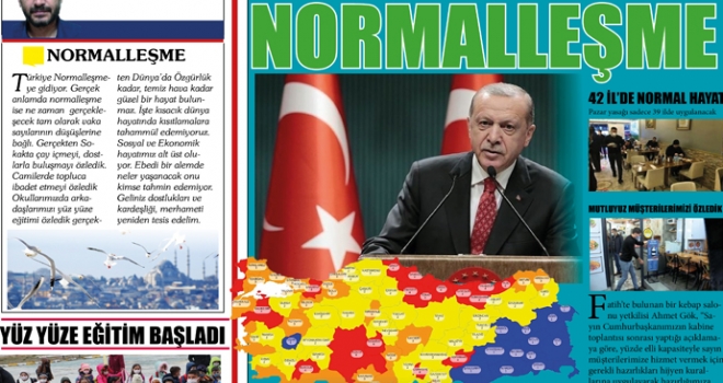 Ahmet Turak Yazdı... NORMALLEŞME